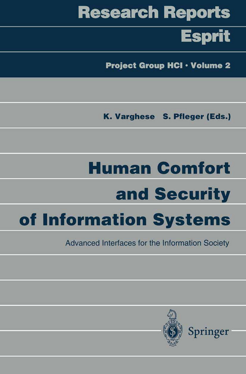 Human Comfort and Security of Information Systems - 