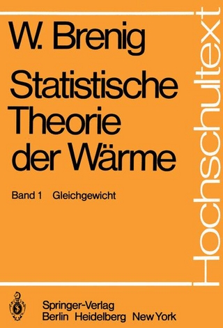Statistische Theorie der Wärme I.