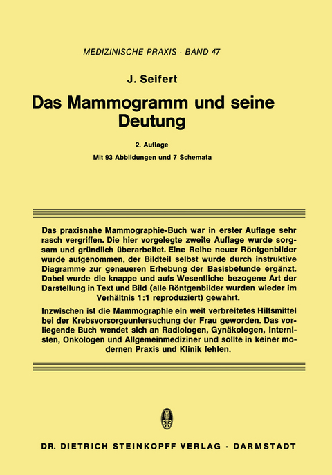 Das Mammogramm und seine Deutung - J&uuml;rgen Seifert