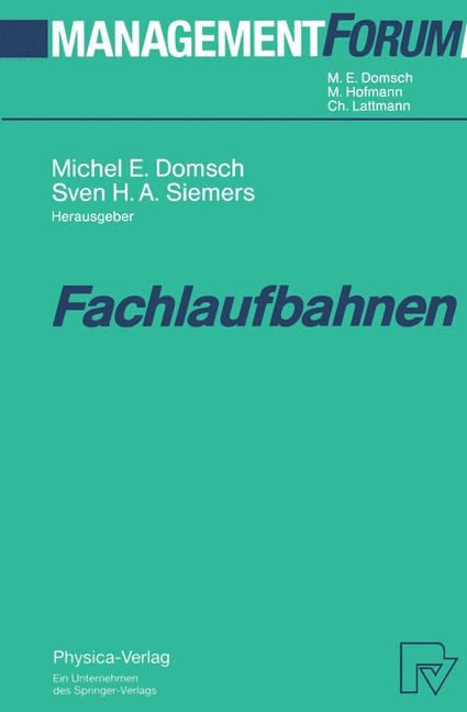 Fachlaufbahnen - 