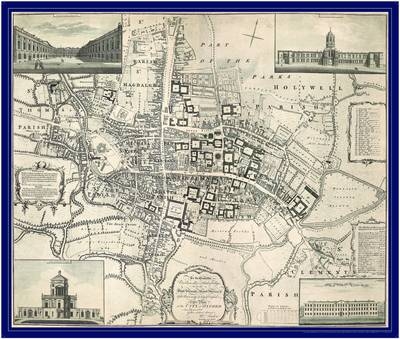 Map of Oxford, 1789 (rolled)