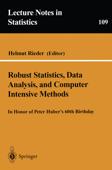 Robust Statistics, Data Analysis, and Computer Intensive Methods - 