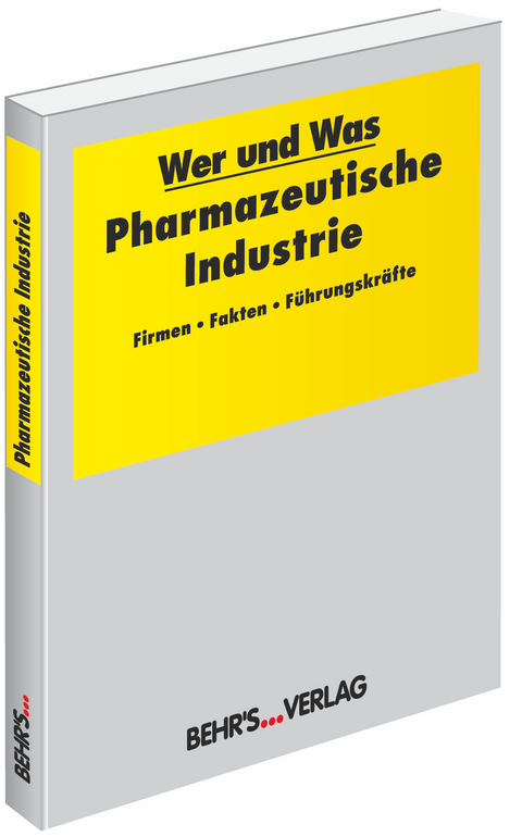 Wer und Was - Pharmazeutische Industrie 2012