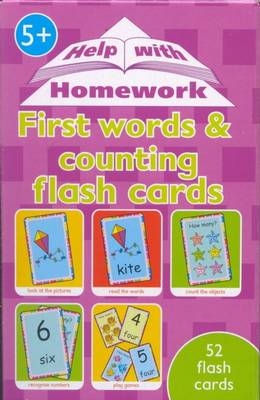 Help with Homework - First Words and Counting Flash Cards