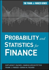 Probability and Statistics for Finance - Svetlozar T. Rachev, Markus Hoechstoetter, Frank J. Fabozzi, Sergio M. Focardi
