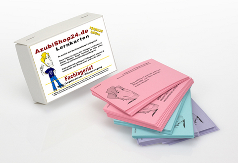 AzubiShop24.de Lernkarten PREMIUM IHK-Abschlusspr&uuml;fung Fachlagerist/Fachlageristin