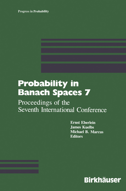 Probability in Banach Spaces 7 -  Eberlein,  K&uuml;lbs,  Marcus