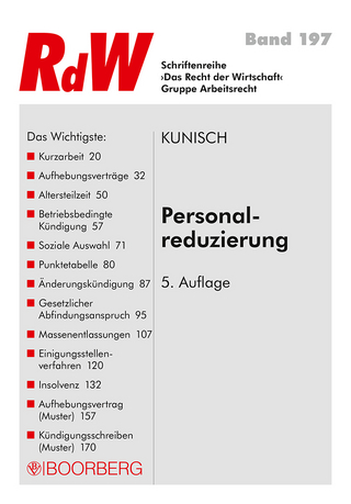 Personalreduzierung