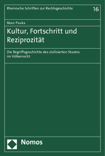Kultur, Fortschritt und Reziprozit&auml;t - Marc Pauka