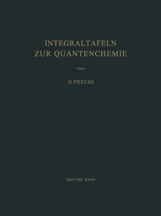 Integraltafeln zur Quantenchemie