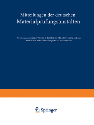 Mitteilungen der deutschen Materialprüfungsanstalten