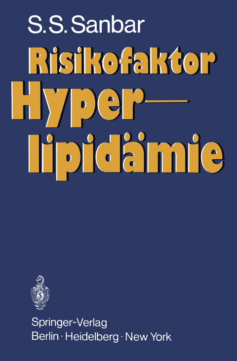 Risikofaktor Hyperlipid&auml;mie - S. S. Sanbar