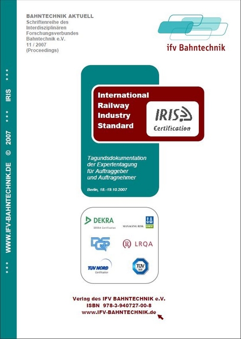 International Railway Industry Standard: IRIS Certification (2007) - 