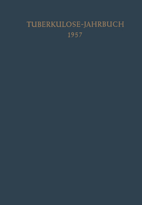 Tuberkulose-Jahrbuch - 