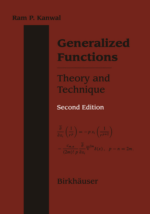 Generalized Functions Theory and Technique - Ram P. Kanwal