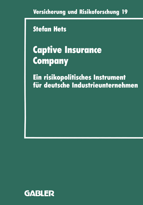 Captive Insurance Company - Stefan Hets