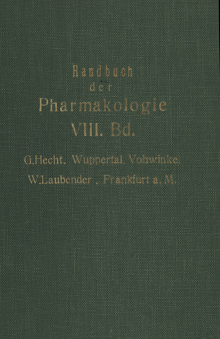 Handbuch der Experimentellen Pharmakologie