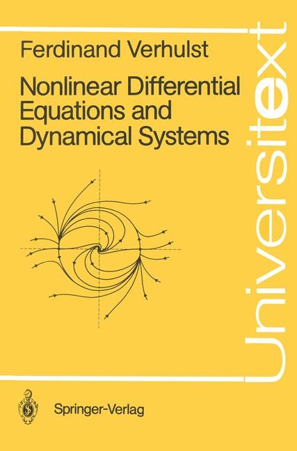 Nonlinear Differential Equations and Dynamical Systems - Ferdinand Verhulst