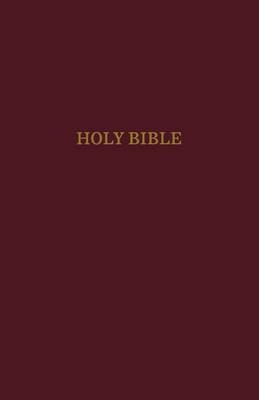 KJV Holy Bible: Gift and Award, Burgundy Leather-Look, Red Letter, Comfort Print: King James Version
