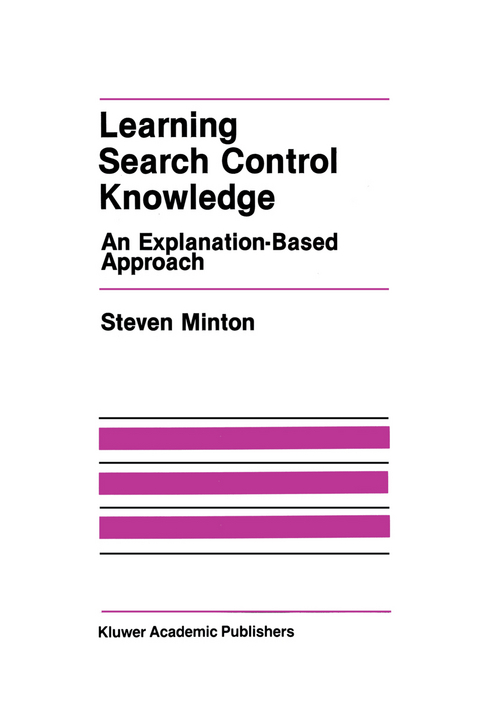 Learning Search Control Knowledge - Steven Minton