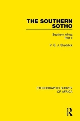 The Southern Sotho - V. G. J. Sheddick