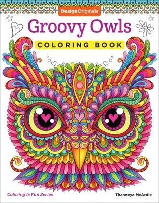 Groovy Owls Coloring Book