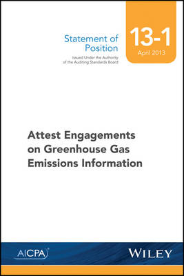 SOP 13-1 Attest Engagements on Greenhouse Gas Emissions Information -  Aicpa