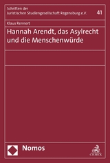 Hannah Arendt, das Asylrecht und die Menschenwürde - Klaus Rennert