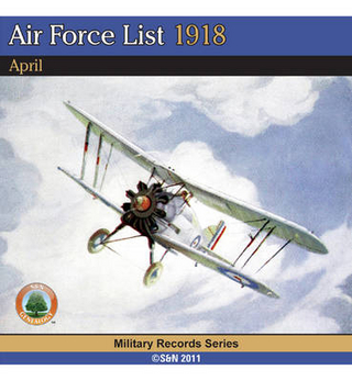 Air Force List 1918 April