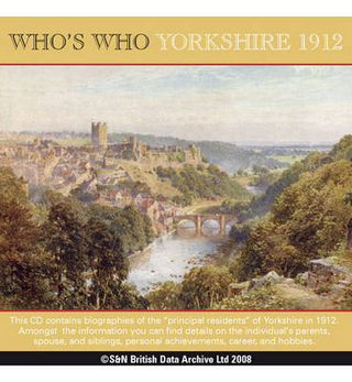 Yorkshire, Who's Who Yorkshire 1912