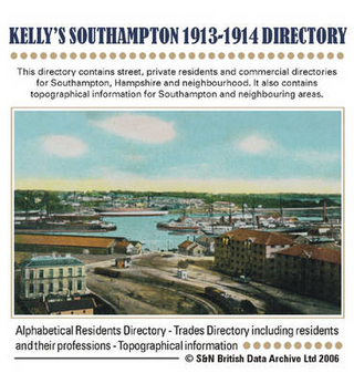Hampshire, Kelly's 1913-1914 Directory of Southampton