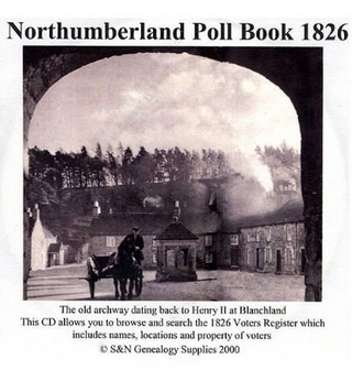 Northumberland Poll Book 1826