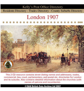 London 1907 Kelly's Post Office Directory