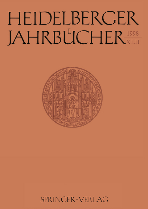 Heidelberger Jahrb&uuml;cher
