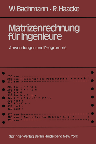 Matrizenrechnung für Ingenieure