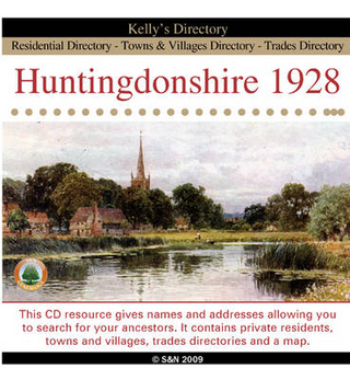 Huntingdonshire 1928 Kelly's Directory