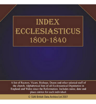 Index Ecclesiasticus 1800-1840