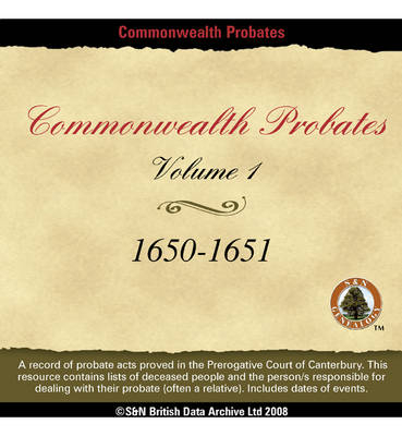 Commonwealth Probates 1650-1651
