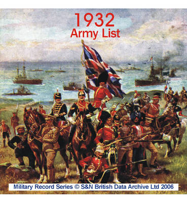 Army List 1932