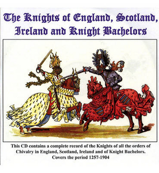 Knights of England 1284-1906