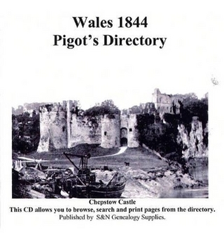 Wales 1844 Pigot's Directory
