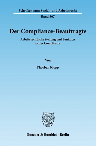 Der Compliance-Beauftragte.