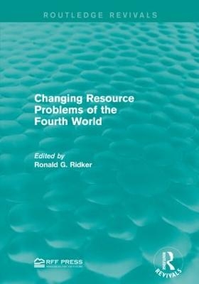 Changing Resource Problems of the Fourth World - 