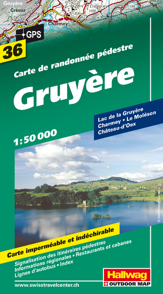 Gruyère Wanderkarte Nr. 36, 1:50 000