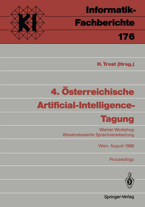 4. &Ouml;sterreichische Artificial-Intelligence-Tagung - 