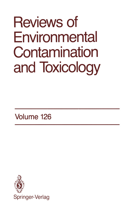 Reviews of Environmental Contamination and Toxicology - George W. Ware