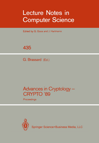 Advances in Cryptology - CRYPTO '89
