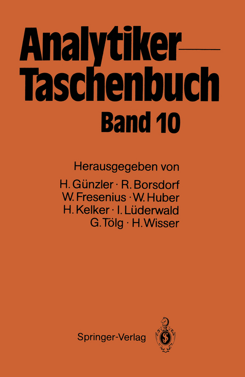 Analytiker-Taschenbuch - Ingo L&uuml;derwald