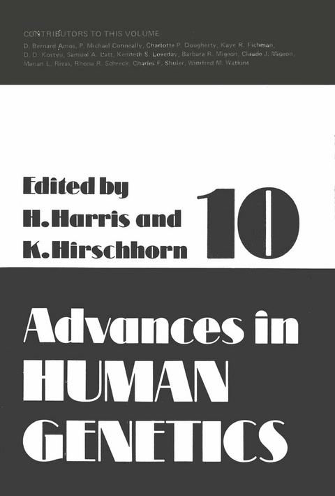 Advances in Human Genetics 10 - Harry Harris