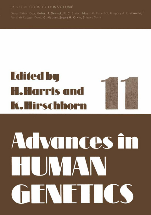Advances in Human Genetics 11 - Harry Harris, Kurt Hirschhorn